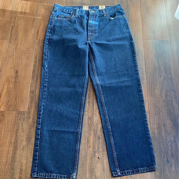 RedHead Men's Relaxed Fit Jeans - Dark Blue - Picture 1 of 10